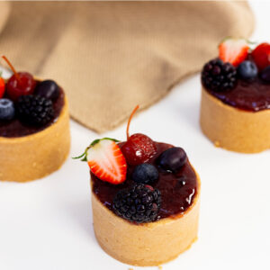 Mini Cheesecake de Frutas do Bosque